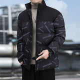 Winter Down Cotton-padded Coat - Printing