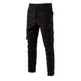 Men's Versatile Multi-pocket Solid Color Trousers