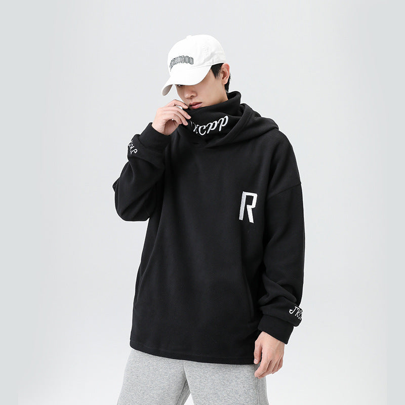 Rocker Fleece Sweater - Turtleneck Hooded