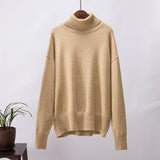 Women's All-match Solid Color Turtleneck Sweater