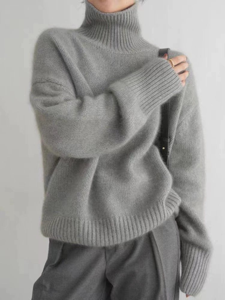 Women's All-match Knitted Pullover Sweater