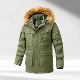 Pure Cotton Coat Cotton-padded Coat Loose Casual Mid-length Jacket