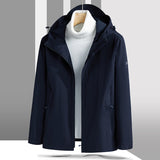 Plus Size Shell Jacket Windproof Waterproof Mountaineering Suit Coat