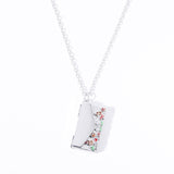 Small Box Pendant Necklace Ornament