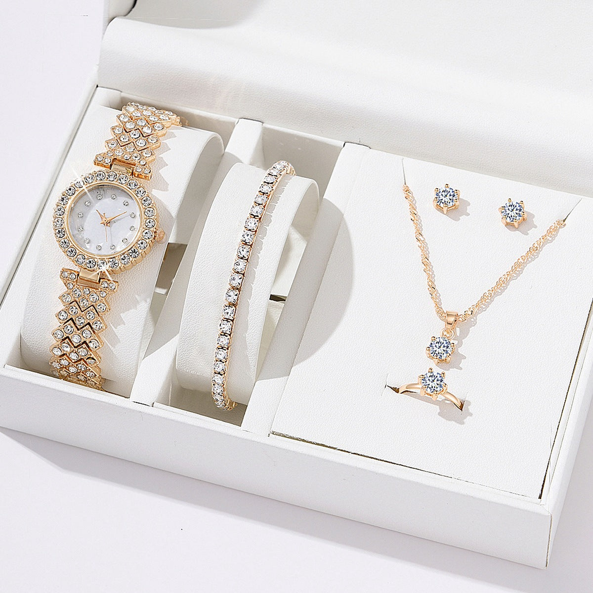 Diamond Women Watches Luxury Fashion Rhinestone Quartz Bracelet Wrist Watch For Women