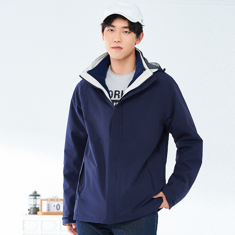 Three-in-One Removable Thick Warm Jacket