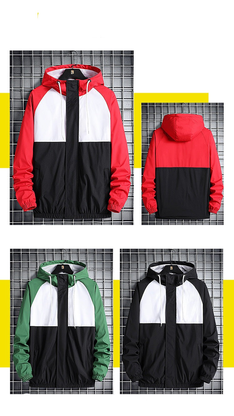 Hooded Solid Color Coat Casual Jacket - Minihomy