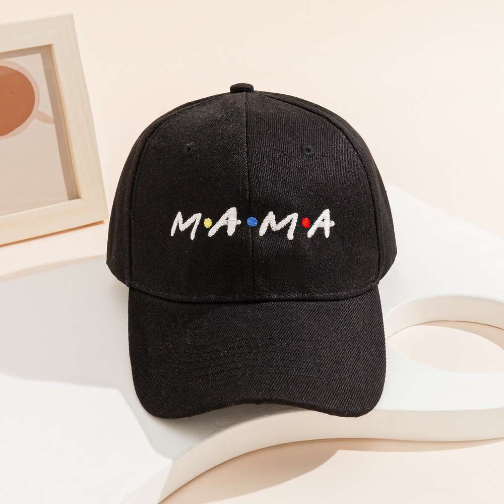 Letter Embroidery Parent-child Hat Velcro Adjustment Casual Sun-proof - Minihomy