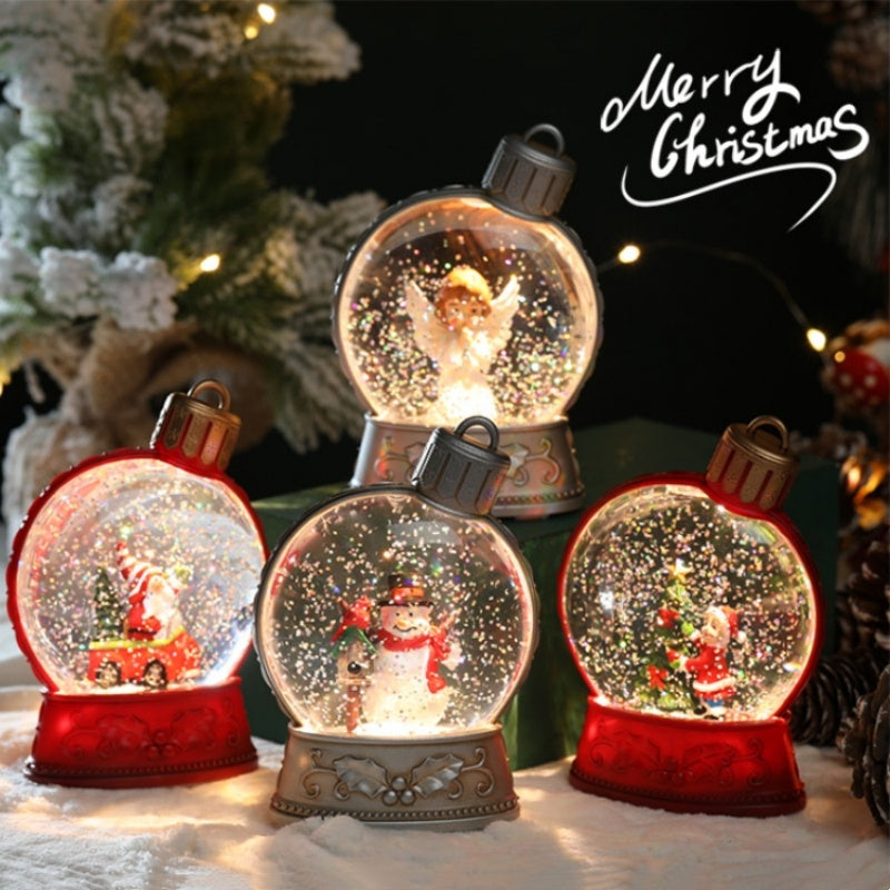 Christmas LED Light Decoration - Realistic Flame Effect, Battery Powered, Various Designs - Minihomy