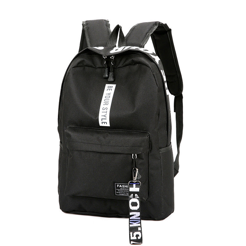 Canvas Large Capacity Fashion Letter Backpack