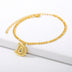 Initial Gold Letter Anklet Alphabet Pendants Jewelry - Minihomy