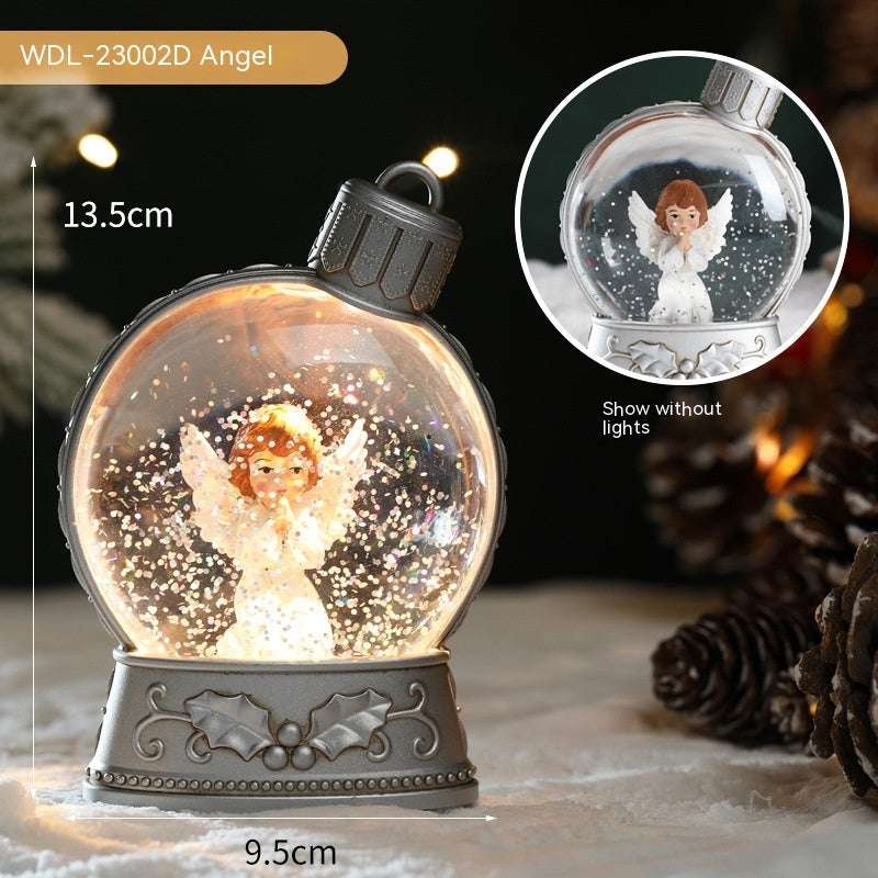 Christmas LED Light Decoration - Realistic Flame Effect, Battery Powered, Various Designs - Minihomy