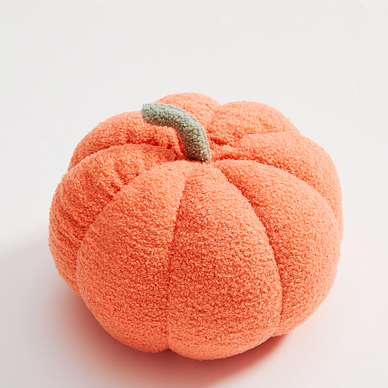 Nordic Pumpkin Round Pillow Plush Pillow Knitted Yarn - Minihomy