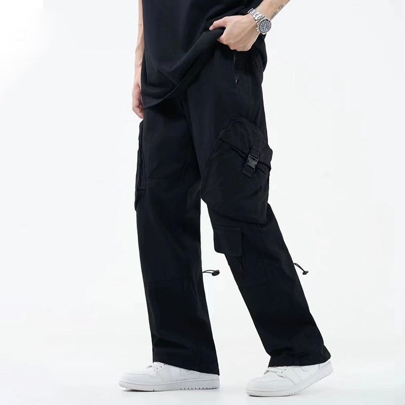 Casual Hip Hop Straight Men's Pants