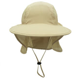 Sun Hat with Neck Guard - Wide Brim, Quick Dry, for Men & Women