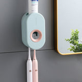 Toothpaste Dispenser for Bathroom - Plastic, Easy Squeeze & No Mess