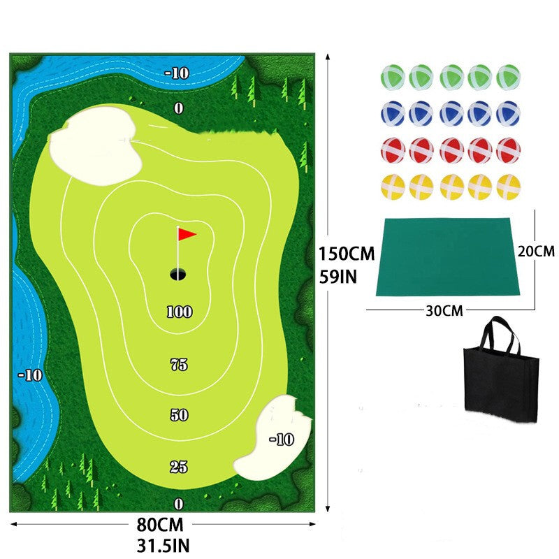 Golf Training Mat For Swing Parent-child Toys Ball Trace Directional Mat