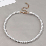 Elegant Round Temperament Pearl Necklace - Minihomy