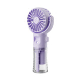 Portable Handheld Spray Fan: 4-Speed Misting Fan for Summer Cooling & Outdoor Use (USB Rechargeable) - Minihomy