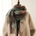 Men's and Women's Thickened Warm Plaid Scarves - Minihomy