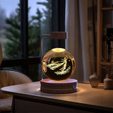 Crystal Ball Cosmic Dinosaur Indoor Night Light