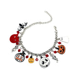 Halloween Bracelet With Pumpkin Skull Ghost Funny Jewelry - Minihomy