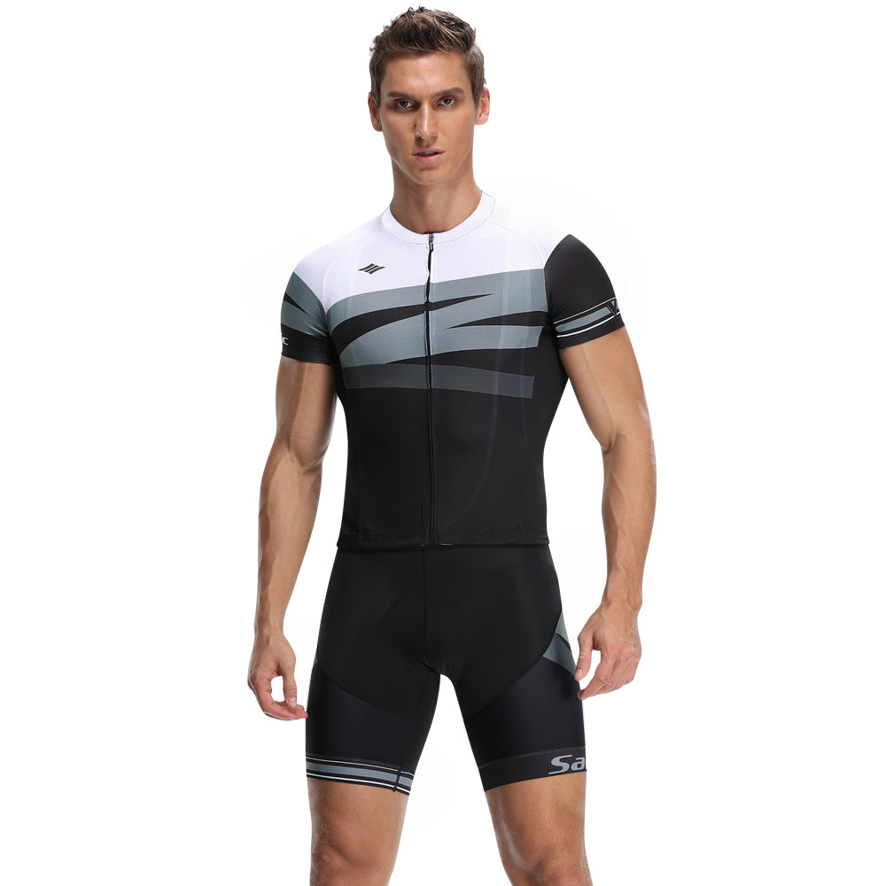 Short-sleeved Bib Cycling Jersey Suit