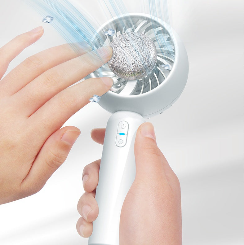 Mini Handheld Mute Fan: Portable Air Conditioner, USB Rechargeable, Cooling Fan for Outdoor - Minihomy