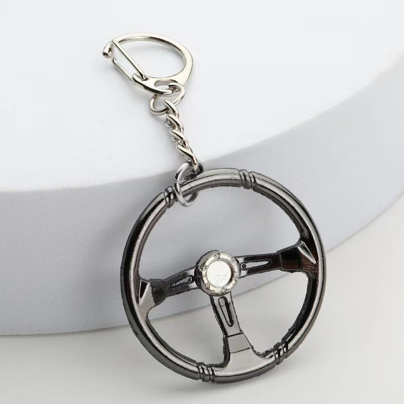 Racing Steering Wheel Cool Modification Car Key Ring: Elevate Your Style on the Road