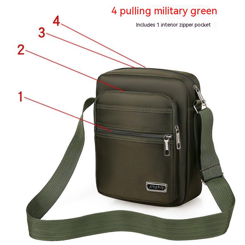 Large Capacity Multi-layer Waterproof Shoulder Crossbody Bag - Minihomy