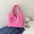 Cute Pleated Puff Shoulder Bag - Women's Large-Capacity Cloud Armpit Bag - Minihomy