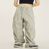 Vintage Pleated Parachute Pants Cargo Pants