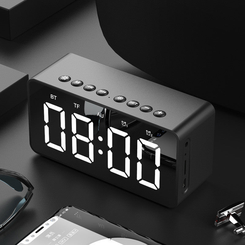 Music Alarm Clock Speaker - Multi-Function Electronic Clock for Creative Students