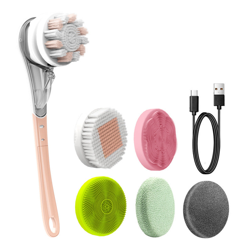 Multifunctional Electric Bath Brush - Six-in-One Waterproof Rubbing Artifact - Minihomy