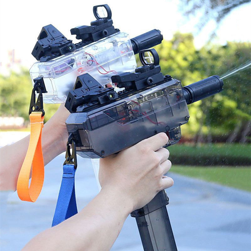 Fully Automatic Uzi Electric Burst Water Gun Toy for Children - Powerful Long-Range Outdoor Water Gun - Minihomy