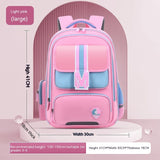 Lightweight School Backpack for Kids - Large Capacity, Spine Protection for Primary School Students