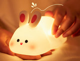 Cute Sheep Night Light for Kids - Rechargeable, Dimmable & Timing Sleep Lamp