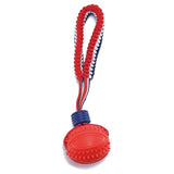 Interactive Dog Toy Ball - Teether with Rope for Chewing, Training & Fun