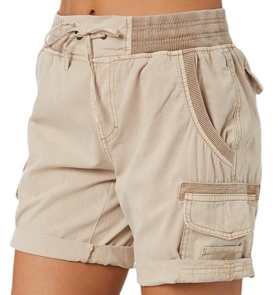 Women's High Waist Cargo Shorts: Casual & Comfortable