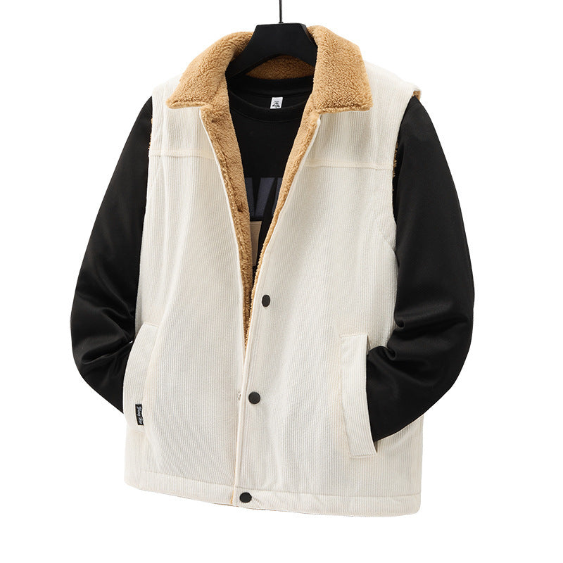 Men's Lamp Wick Cashmere Warm Jacket: Stay Cozy in Style