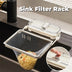 Kitchen Sink Filter Rack Suction Cup Disposable Leftovers Filter Pocket - Minihomy