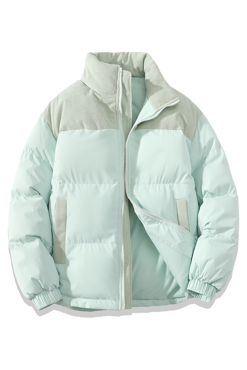 Warm Winter Padded Jacket - Men's & Women's Stand Collar Coat