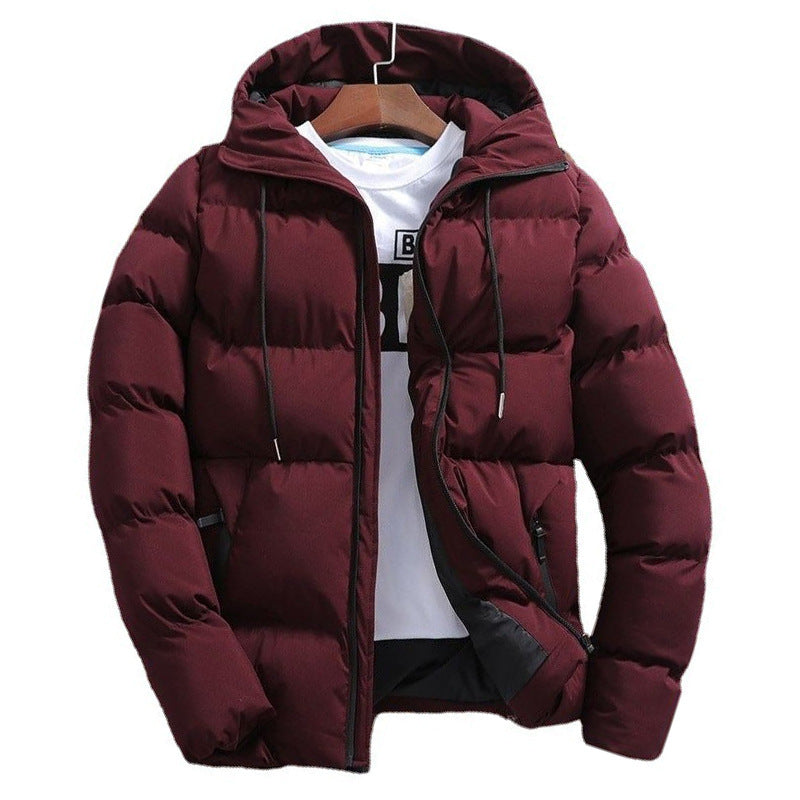 Men's Pure Cotton Padded Jacket Hooded Coat