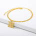 Initial Gold Letter Anklet Alphabet Pendants Jewelry - Minihomy