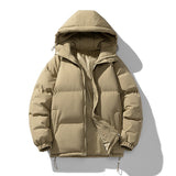 Men's Hoodie Padded Coat Thickened Cotton-padded Clothes Loose Casual Cotton-padded Jacket