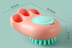 Durable Cat Paw Bath Brush Fine Foaming Labor-saving Cartoon Shape Pet Dog Cat Pet Hair Grooming Brush Reusable Dog Hair Comb Pet Products - Minihomy