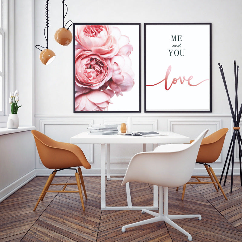 Modern Floral Posters And Hanging Paintings Decorative Painting - Minihomy