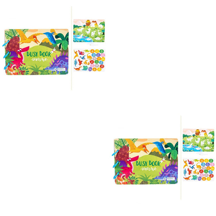 Children's Busy Book Educational Toys Repeated Paste - Minihomy