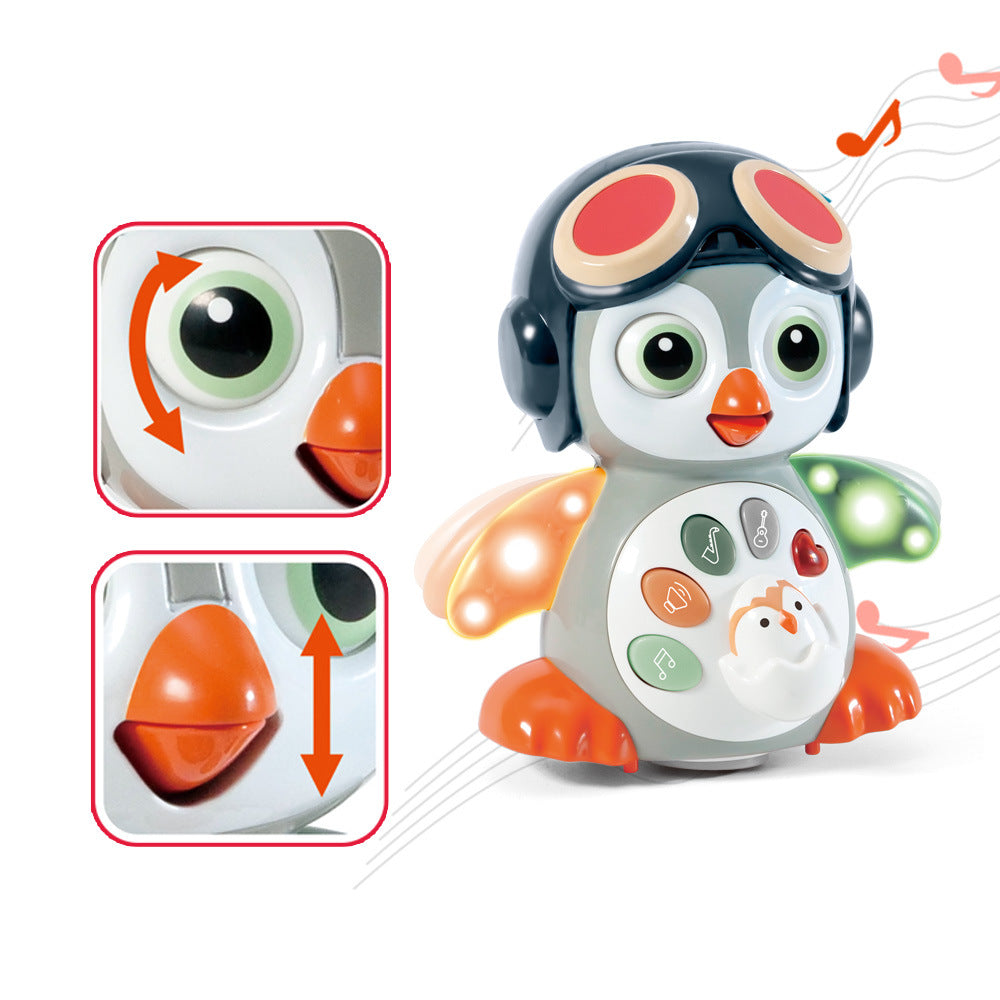 Electric Universal Light Music Swing Dancing Penguin Toys: Fun and Interactive Learning for Little Ones - Minihomy