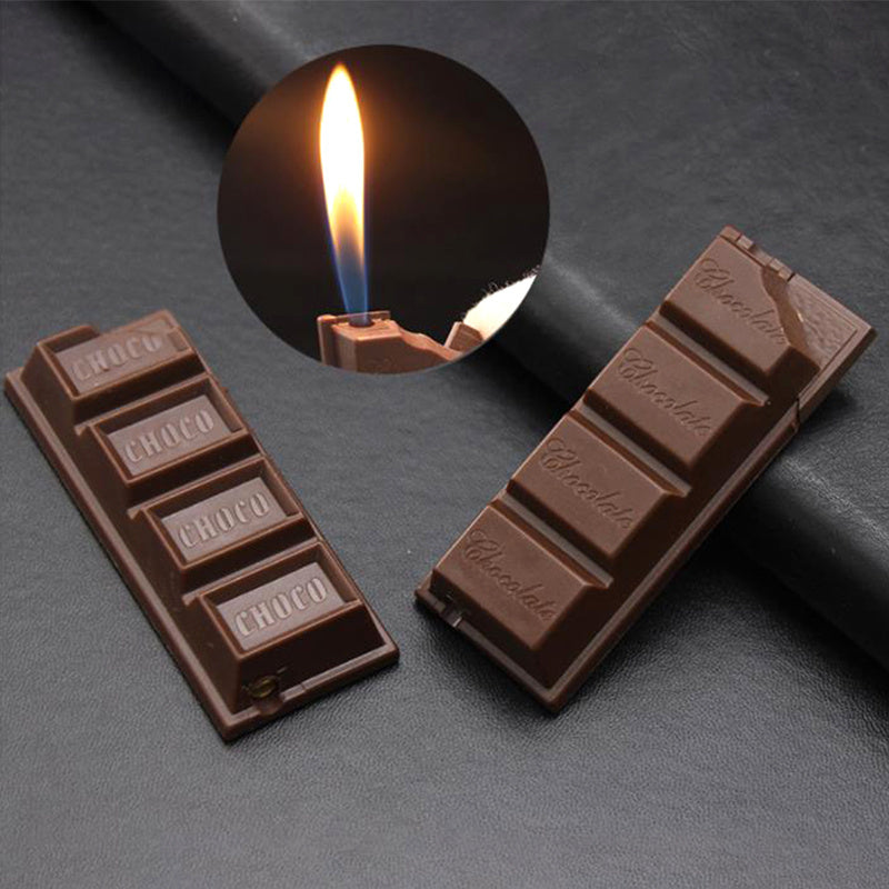 Creative Chocolate Torch Lighter - Butane Flame Cigar Lighter for Smoking, Cute Gift - Minihomy